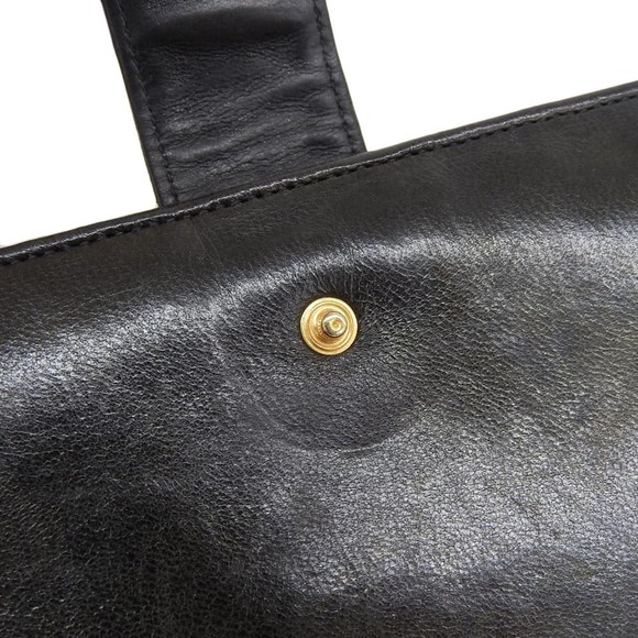 Chanel Coco mark logo long wallet with pouch lambskin black - Picture 6 of 7